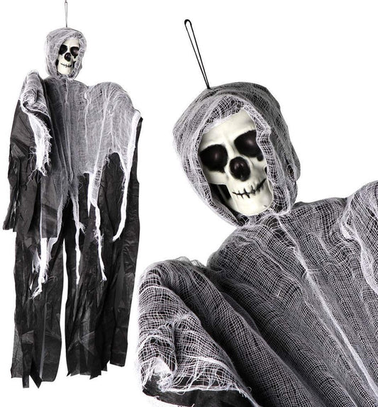 Halloween - decoration - Hanging Skeleton - Hanging Skeletons - Scary Creepy Skeletons - Halloween decoration - Horror Decoration for Haunted House - Haunted House - Reusable Halloween Skeleton - 1 piece - Suitable for festivals / parties / Halloween