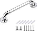 Shower Grab Bar - Stainless Steel - Bathroom Heavy Duty Safety Grab Bars - for the Elderly, Disabled, and Children - Non-Slip Grab Bar - Kitchen - Stairs - Kitchen Cabinet Handle - Safety Grab Bar - Screws Included - Silver - 30CM