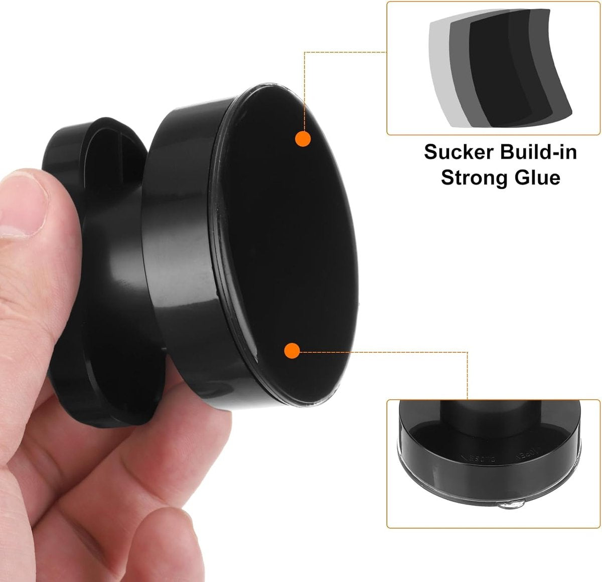 pieces - Door handle - Suction cup door grip - Suction cup handle - suction cup glass mirror door handle - suction cup handles for sliding doors - shower door handle - self-adhesive push-pull armrest - cabinet handles - for window, cabinet, toilet - 62x50