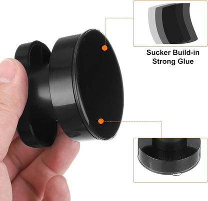 pieces - Door handle - Suction cup door grip - Suction cup handle - suction cup glass mirror door handle - suction cup handles for sliding doors - shower door handle - self-adhesive push-pull armrest - cabinet handles - for window, cabinet, toilet - 62x50