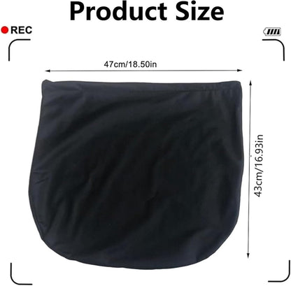Helmet Bag - Helmet Cover - Protective Cover - Universal Portable Bag - Storage Bags - Storage Pouch - Motorcycle Helmet Bag - Bicycle Helmet Bag - Ski Helmet Bag - 47*43 cm - for motorcycle, bicycle, equestrian, hockey, and ski helmets - Black