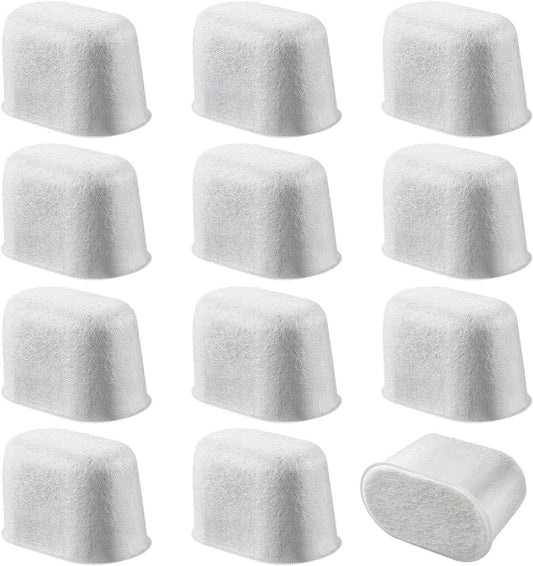 12 Replacement water filter parts - Activated carbon filter suitable for Ninja coffee machines - original activated carbon filters - water filter replacement - Coffee accessories - Machine Water Filter Replacement - White
