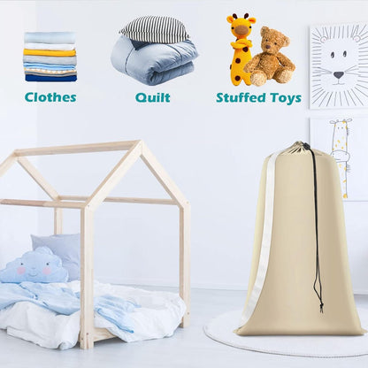 2 pieces - Laundry bag - Sturdy laundry bag - Travel laundry bag - Storage bag for dirty laundry - Large laundry bag - Washing machine laundry bag - Laundry net bag - Protective laundry bag for clothing - Laundry bags for laundry - with straps - with draw