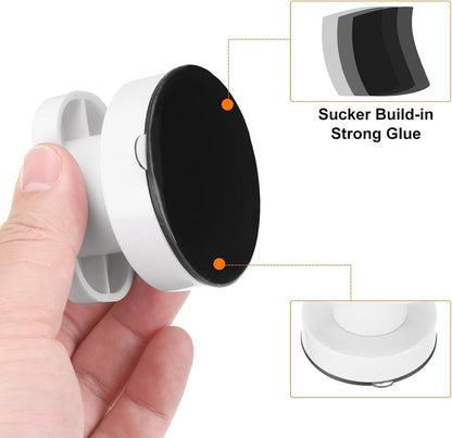 pieces - Door handle - Suction cup door grip - Suction cup handle - suction cup glass mirror door handle - suction cup handles for sliding doors - shower door handle - self-adhesive push-pull armrest - cabinet handles - for window, cabinet, toilet - 62x50
