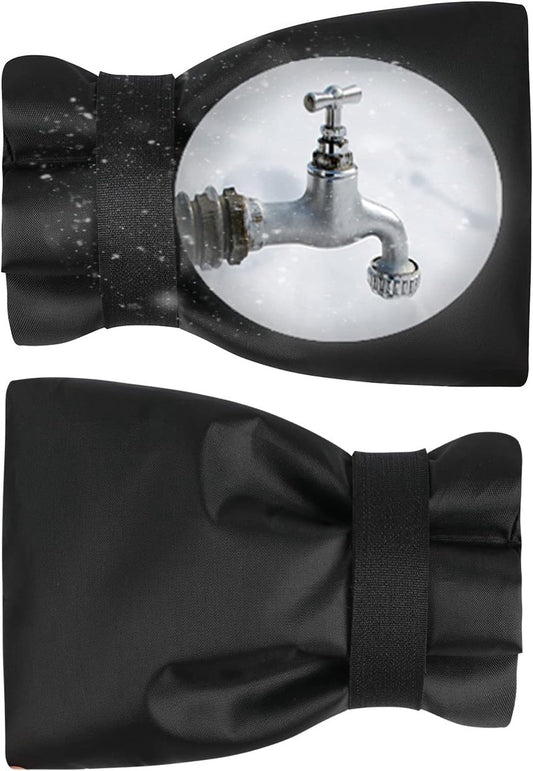 2 Pieces Frost Protection Cover - Frost protection cover for tap - Tap Freeze Cover - Frost-free Outdoor Tap Protection Cover - Outdoor Tap Covers - Frost Protection - Outdoor Tap Cover - Frost Protection for Facade Taps - Frost Cover - Anti-frost - Water