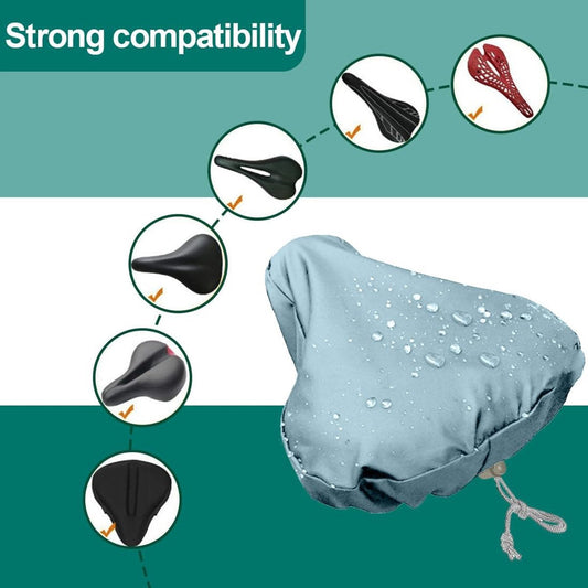 Bicycle Saddle Cover - Bicycle Saddle Cover - Waterproof Saddle Cover - Cover for Bicycle Saddle - Rain Cover - Saddle Cover - waterproof bicycle saddle cover - with drawstring - outdoor saddle cover - bicycle accessories - universal - rain and dust prote.