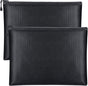 Fireproof Document Bag - 2 Pack - Fireproof and Waterproof Cash Bag with Zipper - Fireproof Document Bags - 13.4 x 9.4 Inch Waterproof and Fireproof Cash Bag Document Holder with Zipper - Fireproof Safe Storage Bag.