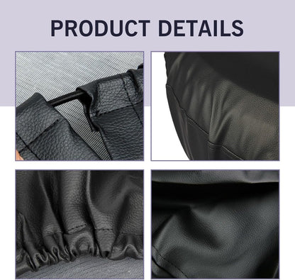Tire cover - 14 inch - Tire covers - Spare tire cover - Tire dust cover - Spare wheel dust cover - Car tire protective cover - Spare wheel protective cover - Tire storage cover - PVC leather - Dust cover - suitable for tire diameters 65-69 cm - Black
