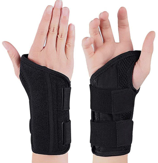1 Pair Wrist Brace - Night Sleep Wrist Brace - Wrist Bandage - Wrist Reinforcer - Applicable wrist circumference less than 22 cm - Wrist Protection - Adjustable - cushioned support for pain relief in the carpal tunnel, tendinitis, and arthritis.