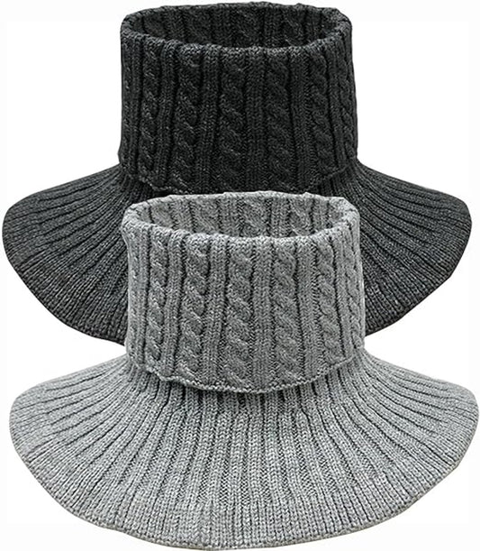 2 Pieces Faux Turtleneck - Faux Longneck Sweater - Women's Turtleneck - Women's Blouse Collar - Patch Turtleneck - Knitted Collar - Faux Knitted Collar - Turtleneck - Faux High Turtleneck - Fake Turtleneck - Turtleneck - Fake Turtleneck - Small Collar - W