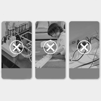 Cable management box - Cable cover box - Cable storage box - Cable storage - Cable management box - Cable management box - Cable storage box - Keep cables tidy - Desk Organizer - Storage Power Strip - Hideable Power Strips - Brown - 31×13.5×12.5cm