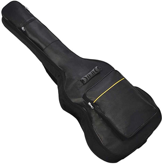 Classic guitar case - Acoustic guitar case - Backpack with exterior pocket and handles - Guitar backpack - Guitar case - Padded - Waterproof - For electric guitars - Black.