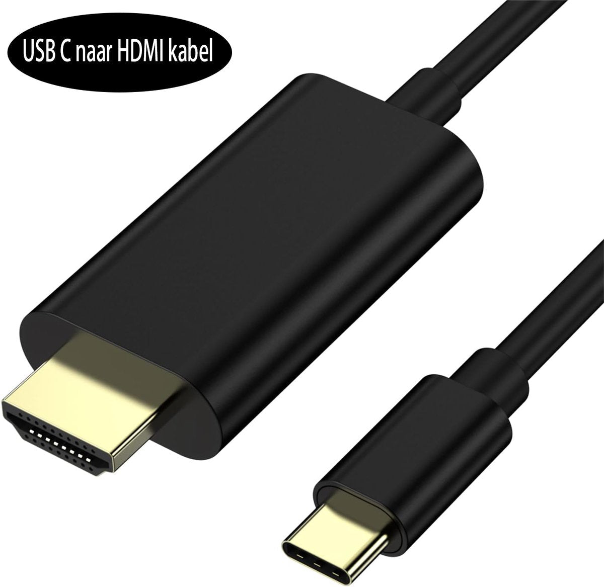 USB C to HDMI cable (6FT) - USB C HDMI cable - 4K Ultra HD, High-Speed - USB C HDMI cable - HDMI USB C cable - HDMI to USB C cable - USB Type C to HDMI cable for home office.