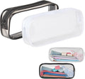 Pencil Case - 2-Piece Pencil Case - Pencil Case for School - Transparent Pencil Case - Transparent Exam Pencil Case - School Supplies - transparent school pencil case - school pencil case - Pencil case for men and women, children's pencil case, travel - P.