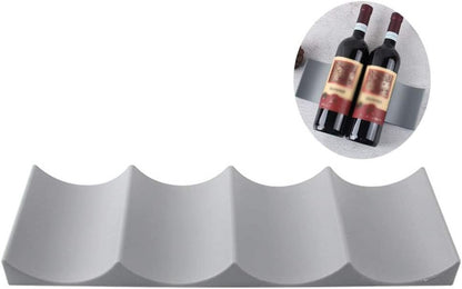Bottle rack - Beverage bottle rack - Refrigerator bottle holder - Plastic bottle holder - Wine bottle holder - Wine rack - Storage organizer - Refrigerator organizer - Wine bottle display mat - Can holder - for wine bottles, refrigerator and pantry - 29.5