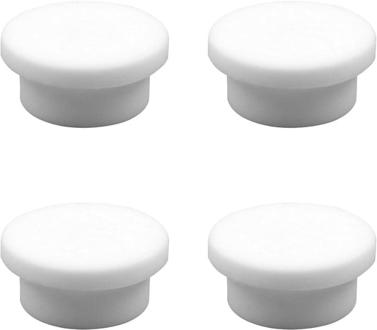 Washbasin Overflow Ring - 4 Pieces - Overflow Rings - Bathroom Overflow Ring - Sink Overflow - Drain Plug - Overflow Cover for Washbasin - Sink Overflow Ring - Round Hole Cover - Overflow Cover - For Sink, Washbasin and Kitchen