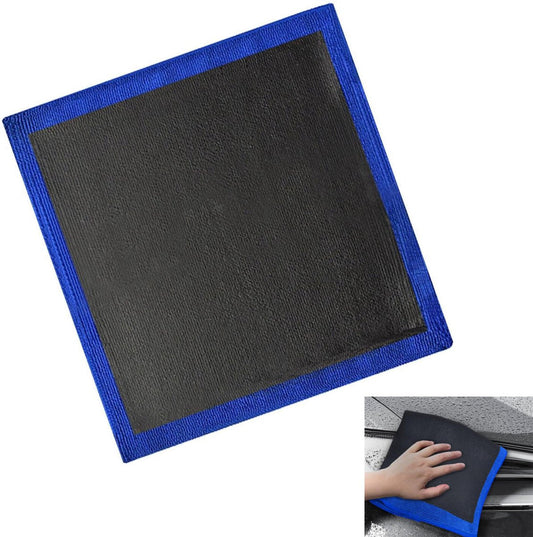 Car clay cloth - Car wash towel - Car cleaning towel - Clay bar - Clay towel - Clay bar towel - Car cleaning - detailing cloth - perforated polishing cloth - cleaning cloth - for car detailing, car cleaning, disinfection - 30*30 cm - blue.