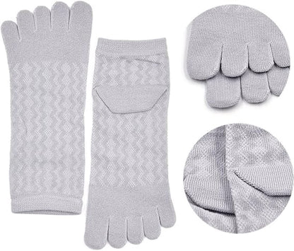 5 pairs of toe socks - Breathable - Round toe socks - Women - Orthopedic compression toe socks for women - Running socks - Yoga socks - Comfort socks - Cotton