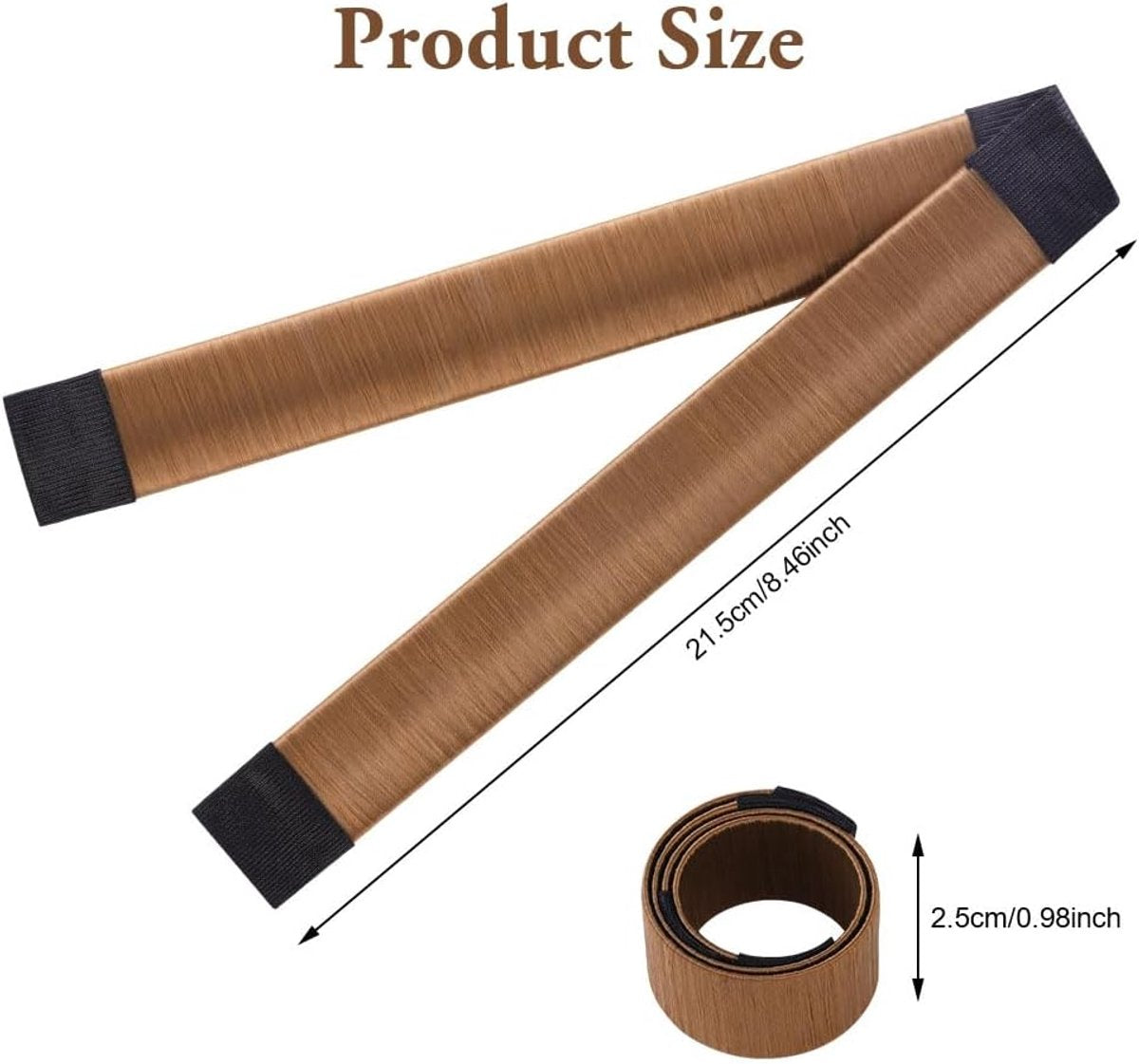 4-piece bun maker - Magic hairband - For children and women - DIY styler - Easily create a ballerina hairstyle - Create a perfect bun - Hairband - Bun - Bun maker for long hair - Four different colors.