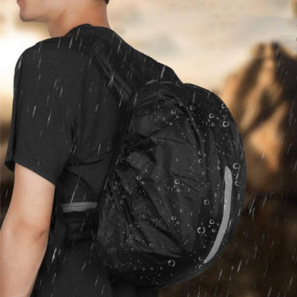 2 pieces - Backpack cover - Waterproof backpack cover - Waterproof rain cover for backpack - Waterproof rain cover - Reflective backpack cover - dust cover - for hiking, camping, traveling, cycling, outdoor activities - size M (40-50L) - 40*20*60 cm - bla