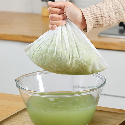 3 pieces - Filter bags - Brew filter bags - Brew bags - Filter Mesh Bags - Strainer cloth - Drawstring filter bags - Fine mesh sieve bags - Reusable - Fine mesh filter wine bag - Beer press - With fine mesh sieve and drawstring closure - 46*40 cm