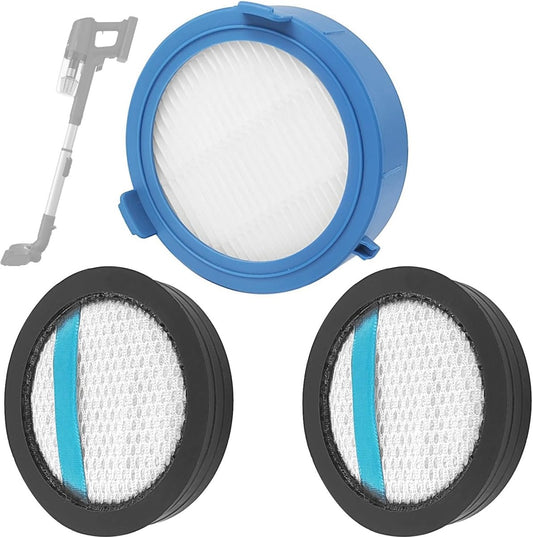 3 pieces - vacuum cleaner filter set - 2 front engine filters + 1 hygiene filter - suitable for AEG Ultimate 8000 - regular filter replacement - vacuum cleaner spare parts filter - vacuum cleaner accessories - for bedroom, living room, garage