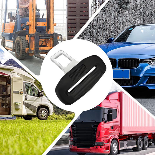 4 pieces - Seatbelt Alarm Stopper - Car Seatbelt Clip - Car Seatbelt Alarm Stopper - Alarm Stopper - Seatbelt Stop - Seatbelt Buckle - Car Seatbelt Clip - car accessories - 2.1*7 cm - black