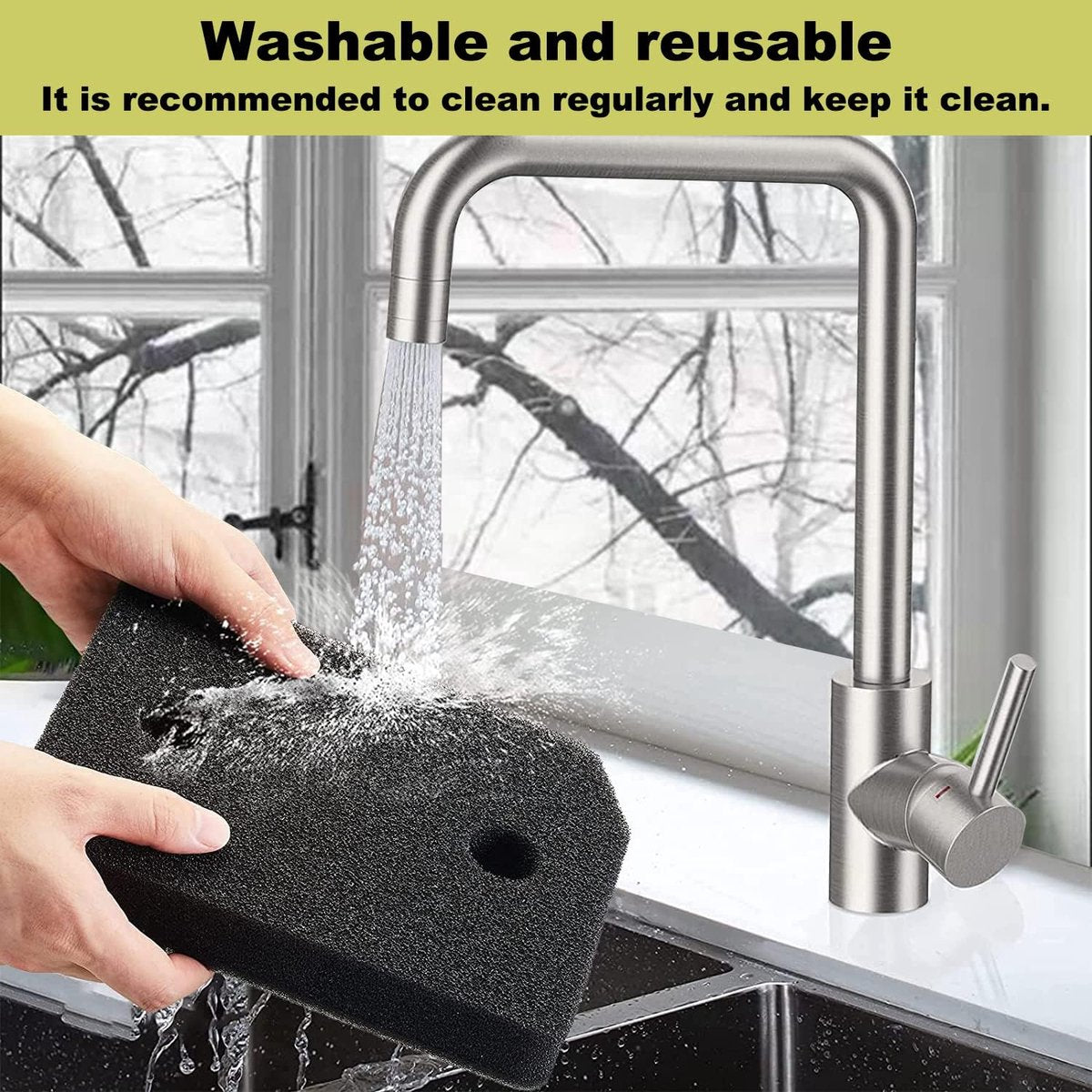 pieces - Dryer Filter Sponge Filter - Dryer filters suitable for Miele T1 - Filter sponge foam - Filter - Dryer base filter - tumble dryer plinth filter - 210 x 155 mm - Black