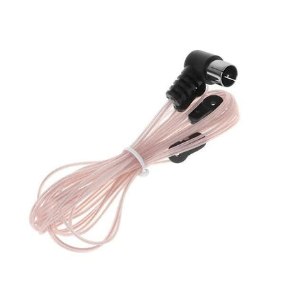 FM Antenna Male Connector Stereo Audio Radio Receiver Adapter Compatible with Denon Marantz Onkyo Raspberry Pi Wave Tivoli.