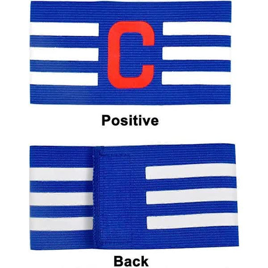 Adjustable Football Captain's Armband 3 pcs Compatible with Football Hockey Rugby for Adults and Youth.