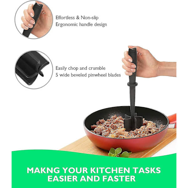 Nylon Meat Divider Chopper for Hamburgers Heat Resistant Compatible with Hamburger Mincer