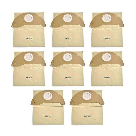 KÃ¤rcher Vacuum Cleaner Bags A2004 WD2 Model 6.904-322.0 8 pcs Improved Filtration Easy Handling.