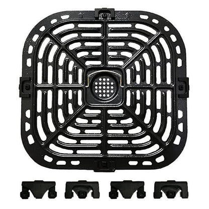 Air Fryer Grill Plate Replacement for Instant Vortex 6qt Compatible with Grill Plate with 4 Rubber Pads.