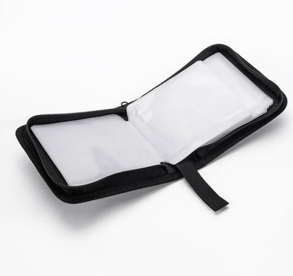 CD/DVD Storage Case - CD Bag - Oxford Cloth - With Zipper - CD Case Storage Folder - DVD Case Case - CD (Rom)/DVD Storage Case - CD/DVD Case Folder - CD/DVD Storage System - Suitable for 40 CDs or DVDs - 16*15.5*4.8cm - Blue