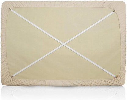 4 pieces - 70-230 cm Sheet tensioners - Sheet clips - Duvet tensioners - Duvet clamps - Bed sheet clamp - Sheet braces - Elastic fitted sheet tensioners - Adjustable - for sheets, ironing board, mattress or sofa