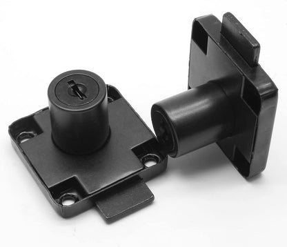 pieces - Cam Lock - furniture lock - Furniture locks - letterbox lock - security cabinet lock - drawer lock - lock with key - black - cold-rolled steel - for furniture cabinet letterbox drawer