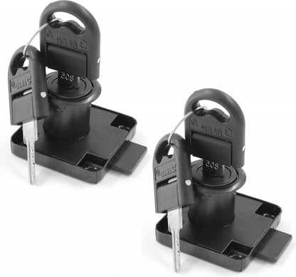 pieces - Cam Lock - furniture lock - Furniture locks - letterbox lock - security cabinet lock - drawer lock - lock with key - black - cold-rolled steel - for furniture cabinet letterbox drawer