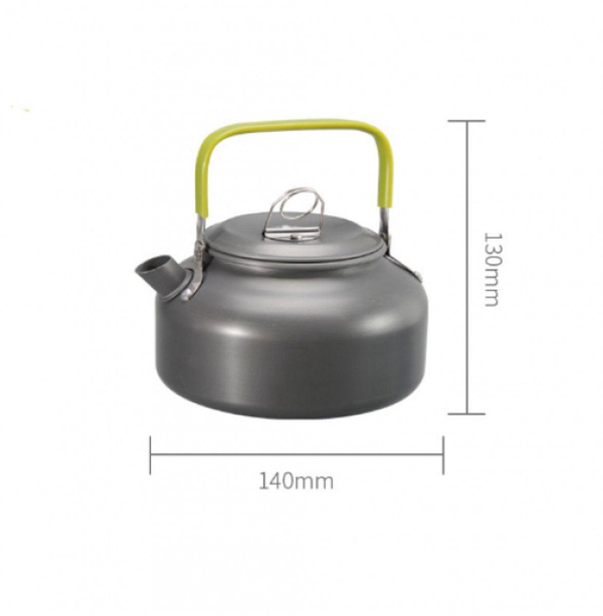 3 pieces - Cooking set - Camping Cooking set - Cookware - Camping Pan Set - Camping Cookware Kit - Kitchenware set - saucepan, pan, teapot - for 2-3 persons - for Outdoor Picnic Camping Hiking - Foldable - aluminum.