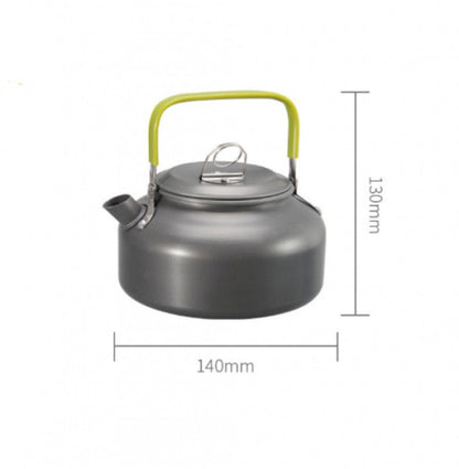 3 pieces - Cooking set - Camping Cooking set - Cookware - Camping Pan Set - Camping Cookware Kit - Kitchenware set - saucepan, pan, teapot - for 2-3 persons - for Outdoor Picnic Camping Hiking - Foldable - aluminum.