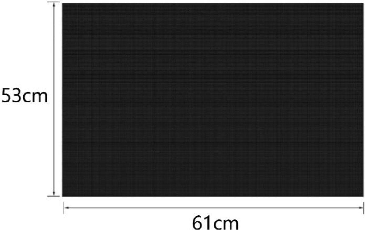 Induction protector - Induction mat - Silicone - Fiberglass - Hob cover - Induction hob protection mat - Protective plate - Induction hob protective mat - Kitchen accessories - Suitable for induction hob - 53*61cm - Black.
