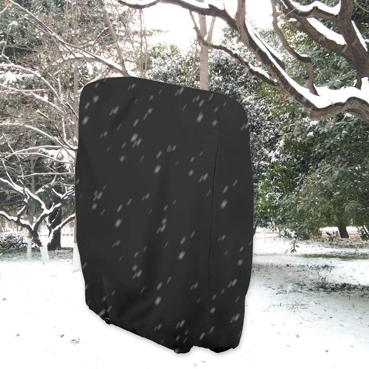 20/34*71*110cm - Garden chair covers - Foldable lounge chair cover - 210D Oxford fabric garden chair covers - Dust cover for chair - Dust cover - Garden accessories - Foldable lounger cover - with storage bag - black