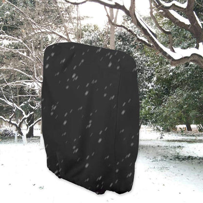 20/34*71*110cm - Garden chair covers - Foldable lounge chair cover - 210D Oxford fabric garden chair covers - Dust cover for chair - Dust cover - Garden accessories - Foldable lounger cover - with storage bag - black