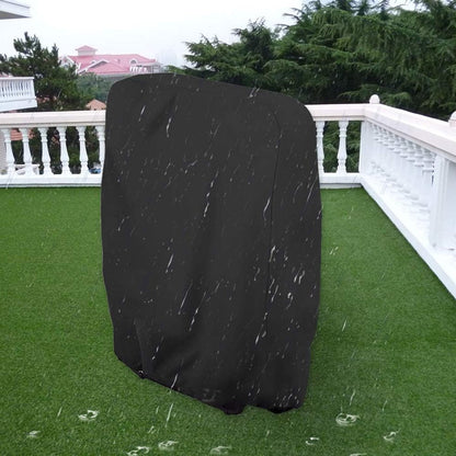 20/34*71*110cm - Garden chair covers - Foldable lounge chair cover - 210D Oxford fabric garden chair covers - Dust cover for chair - Dust cover - Garden accessories - Foldable lounger cover - with storage bag - black