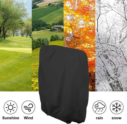 20/34*71*110cm - Garden chair covers - Foldable lounge chair cover - 210D Oxford fabric garden chair covers - Dust cover for chair - Dust cover - Garden accessories - Foldable lounger cover - with storage bag - black