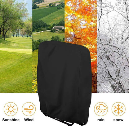 20/34*71*110cm - Garden chair covers - Foldable lounge chair cover - 210D Oxford fabric garden chair covers - Dust cover for chair - Dust cover - Garden accessories - Foldable lounger cover - with storage bag - black