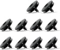 Car Floor Mat Fastening Clips - Pack of 10 - For Attaching Car Anti-Slip Mats - Car Mat Fastening Buckles - Black - Plastic - Universal - 3.55*2 cm - Suitable for Most Car Floor Mats.