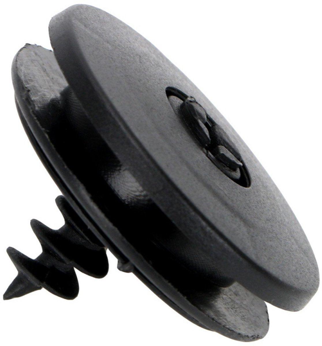 Car Floor Mat Fastening Clips - Pack of 10 - For Attaching Car Anti-Slip Mats - Car Mat Fastening Buckles - Black - Plastic - Universal - 3.55*2 cm - Suitable for Most Car Floor Mats.