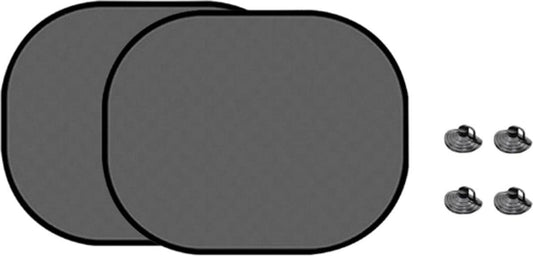 Car Side Window Sunshade - 2 Pieces - UV Protection - Car Sunshade for Baby & Child - Car Window Sun Protection - Car Sunshade - Car Accessories - Universal - 44 cm x 36 cm - Black - Polyester.