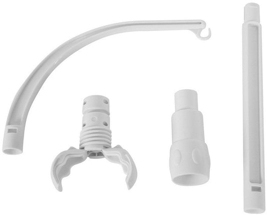 Music mobile holder - Playpen mobile stand - Stylish Playpen mobile holder - Baby mobile bracket - Mobile holder - Suitable for crib & cradle - White - 58*24 cm - Removable - Adjustable - ABS.