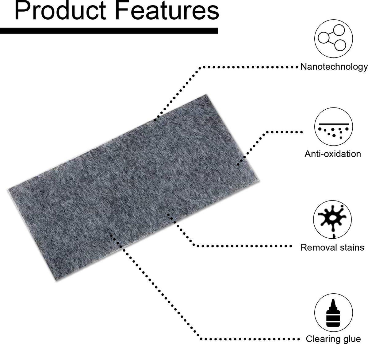 6 Pieces - Car Paint Scratch Remover Scratch Repair Cloth - Nano Scratch Cloth Clean Tool Repair Polishing Cloth - For Cars.